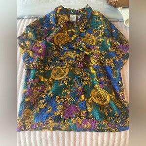 Vintage 1980s silk skirt set. In perfect condition.